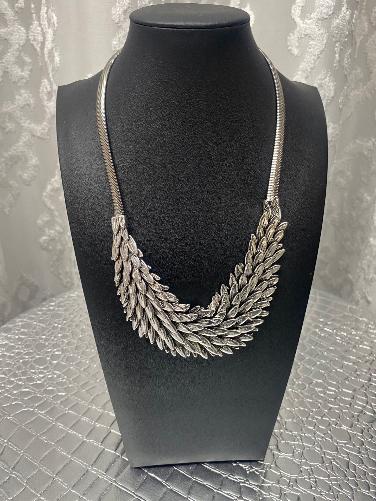 Silver Scales Necklace
