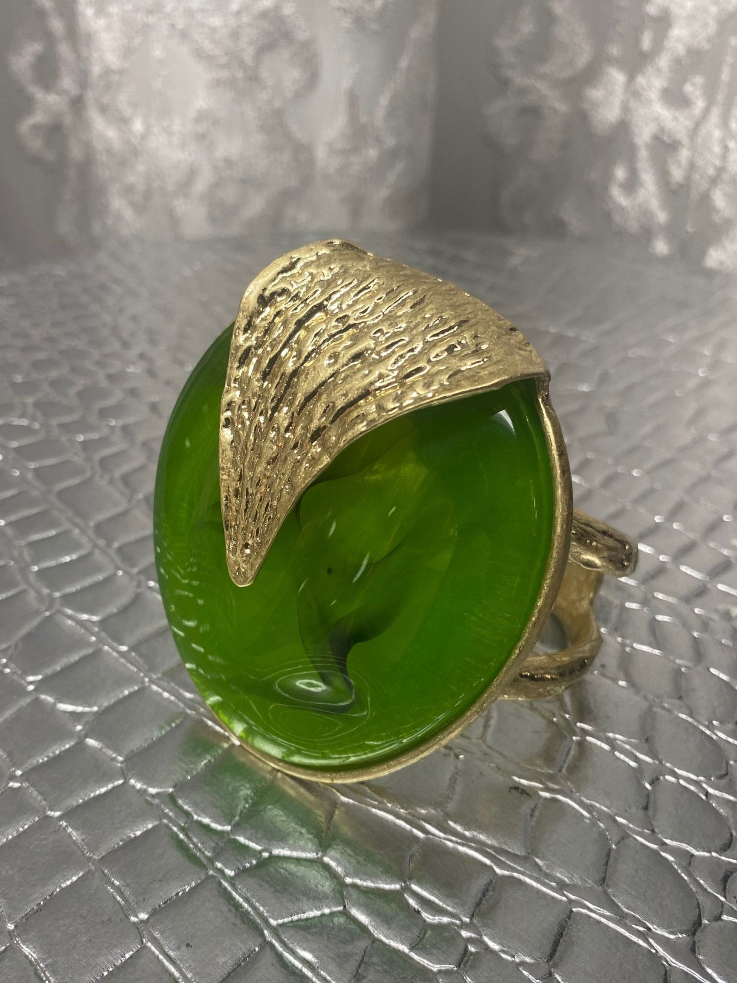 Green and Gold Bracelet