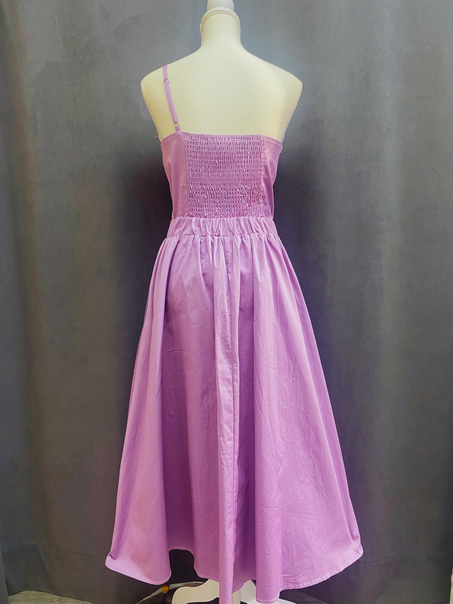 Knotted twist dress - lilac